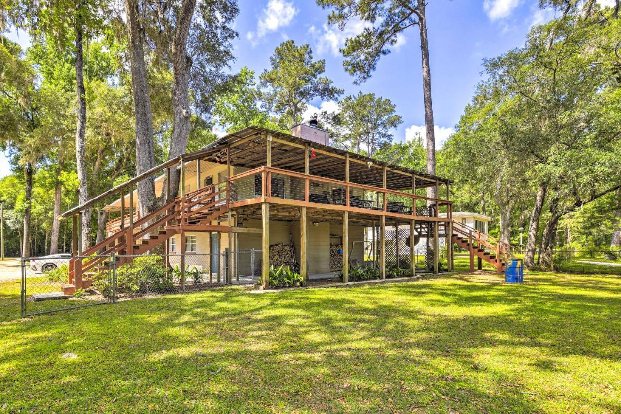 Charming Abode With Dock On The Suwannee River Bell Esterno foto